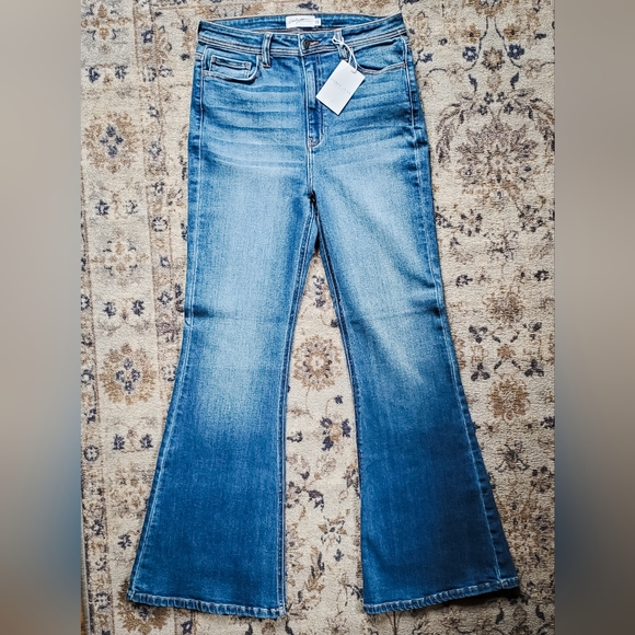 NWT Carly Jean Los Angeles Austin Flare Jeans Medium Wash 31×33 (CJLA size 13) - Picture 14 of 14